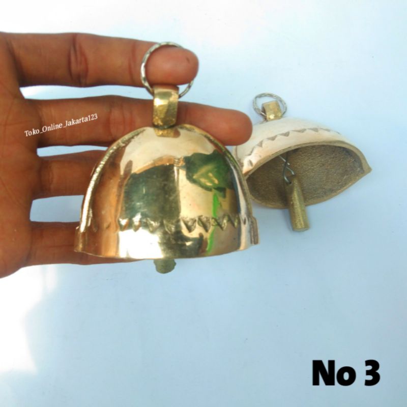 Jual Klontongan Sapi Kuningan bel Lonceng Kuningan Model baru bell ...