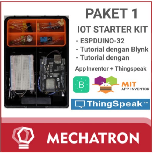 Jual Starter Kit IOT ESP32 Paket 1 Learning Kit Tutorial + Source Code ...