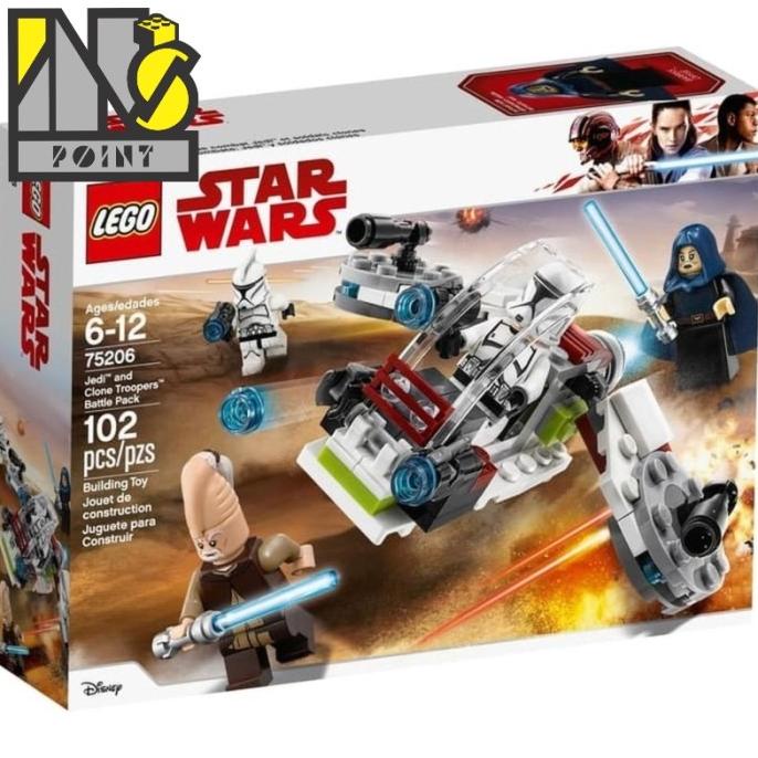 Jual LEGO 75206 - Star Wars - Jedi and Clone Troopers Battle Pack ...