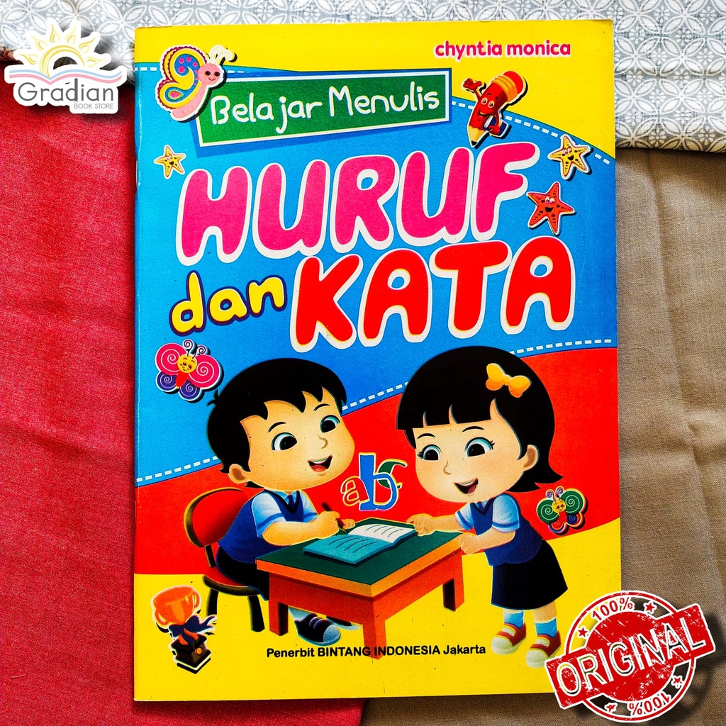 Jual Buku Belajar Menulis Huruf Dan Kata Ll Original Shopee Indonesia