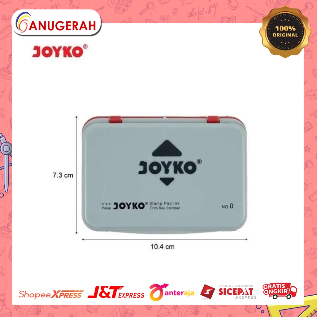 Jual Joyko No Bantalan Stempel Bak Stempel Stamp Pad Shopee Indonesia