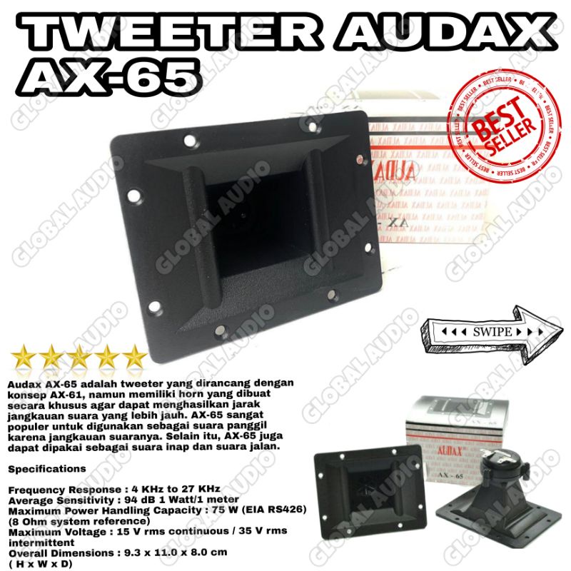 Tweeter fashion audax 65