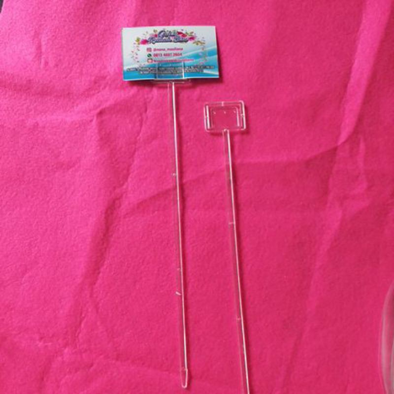 Jual stick kartu / stick bunga utk hand buket persegi (SK 001) | Shopee ...