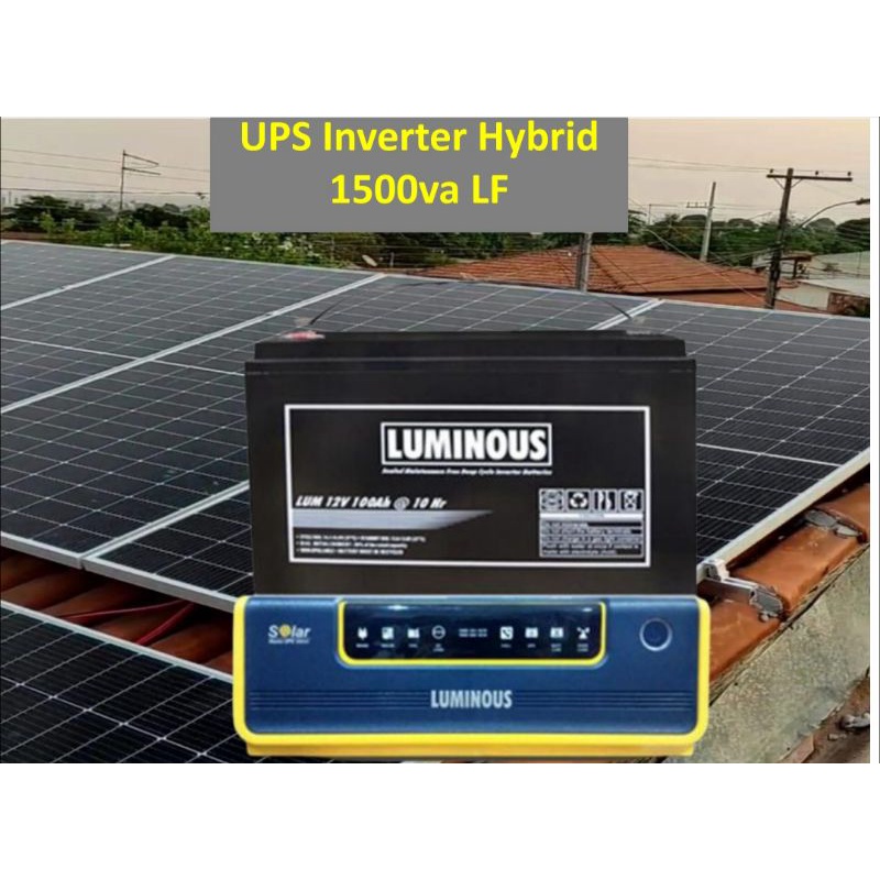 Jual paket pembangkit Listrik Tenaga Surya 1500va hybrid | Shopee Indonesia