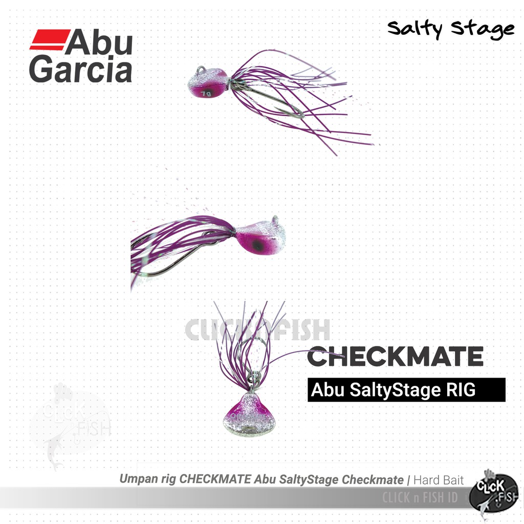 Jual Umpan rig CHECKMATE 3.5gr ABU SaltyStage Checkmate | SSCM3.5 Hard ...