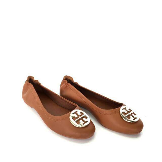 tory burch brown flat