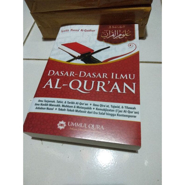 Jual Buku Dasar Dasar Ilmu Al Quran Shopee Indonesia 8268