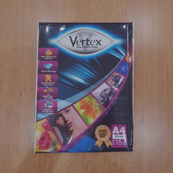 Jual Kertas Foto/ Paper Photo Vertex Sticker 115gr | Shopee Indonesia