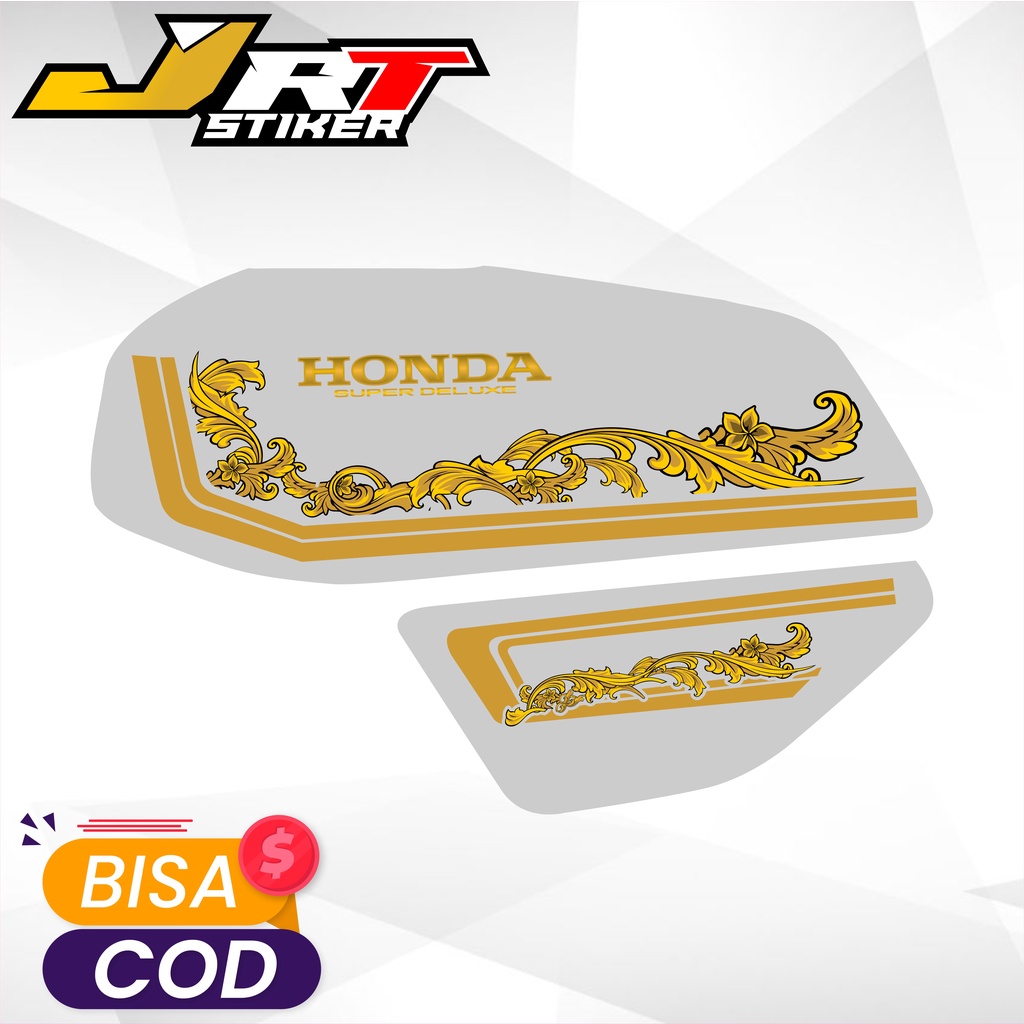 Jual Stiker Striping Lis Body Honda Gl 100 06 Shopee Indonesia