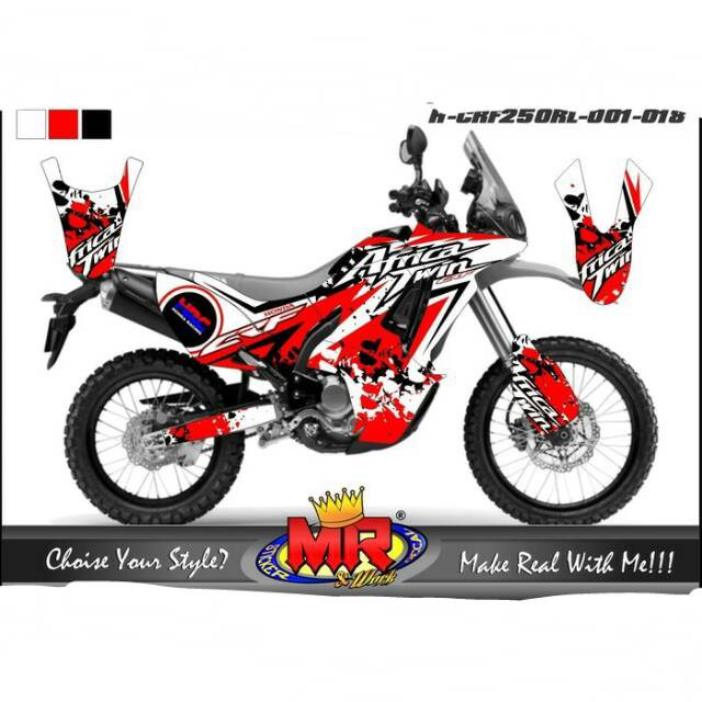 Crf deals rally sticker