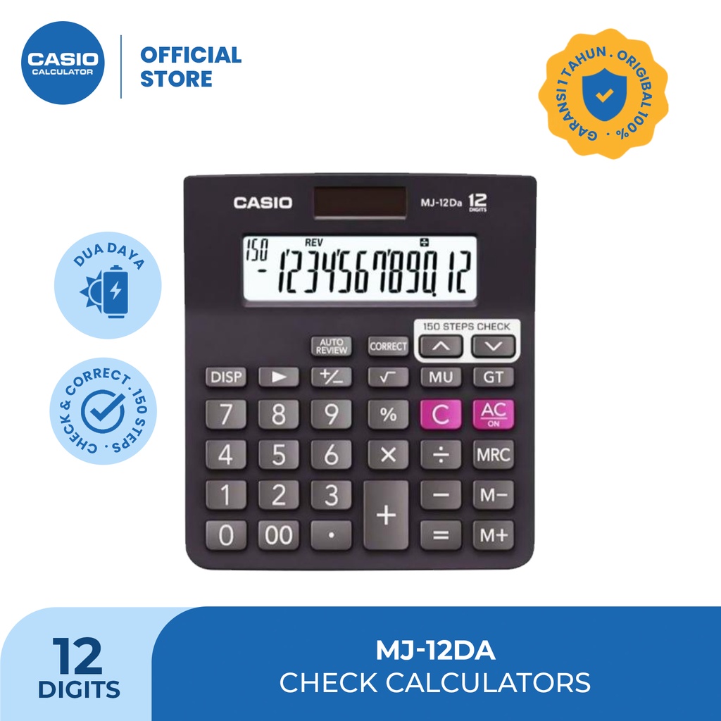 Casio Calculator MJ-12Da (2)
