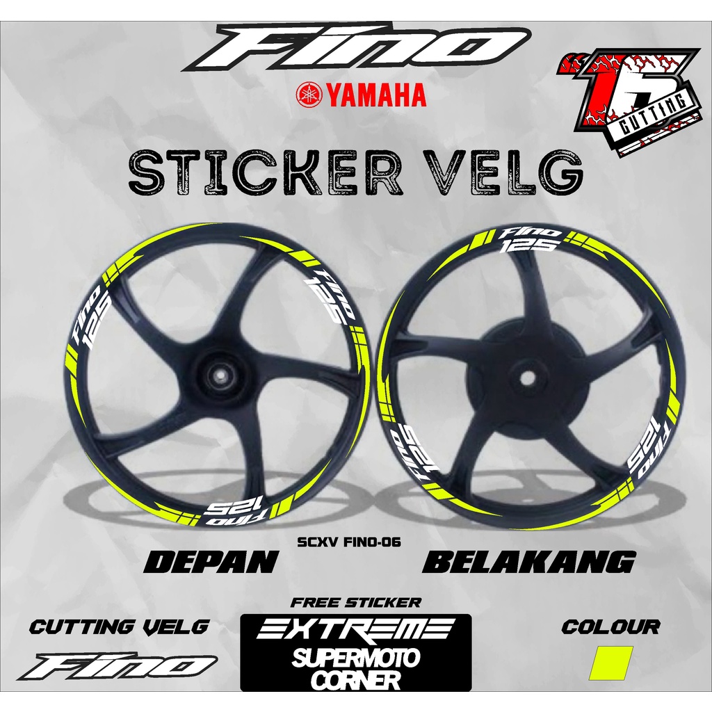 Jual Stiker Velg Fino List Velg Fino Stiker Velg Motor Fino List Velg