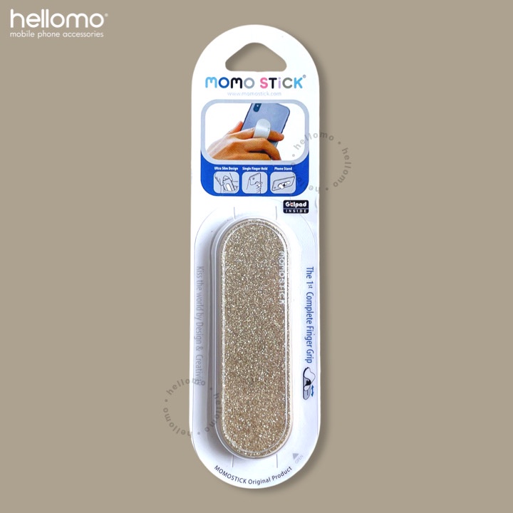 Cell Phone Momostick Momostick Glitter Original Holder Pegangan HP
