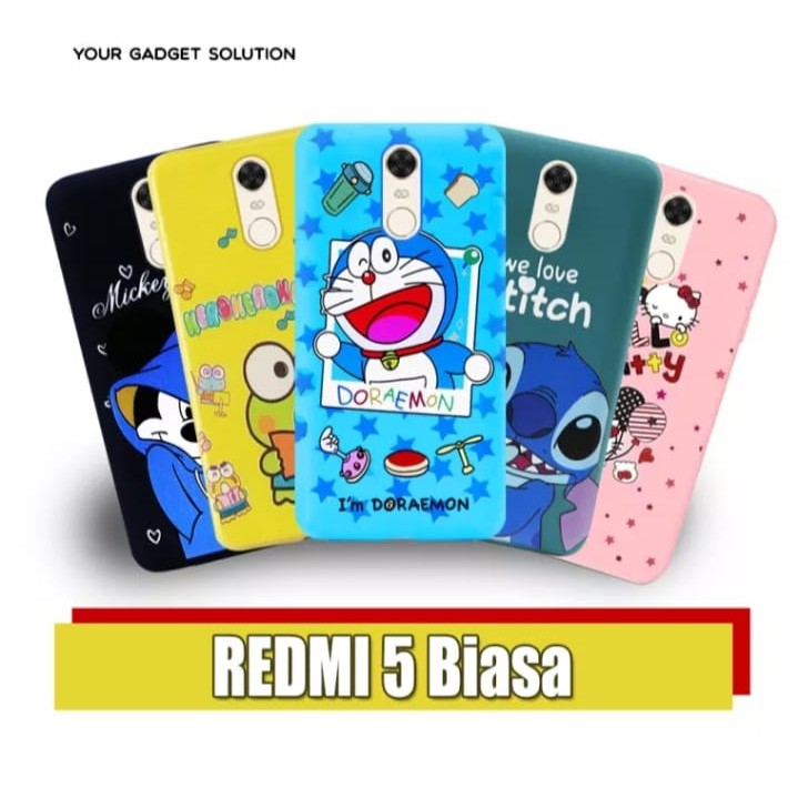 Jual 3d Case Xiaom Redmi 5 Plus Redmi 5 Softcase Karakter Doraemon Stitch Hello Kitty Mickey 0291