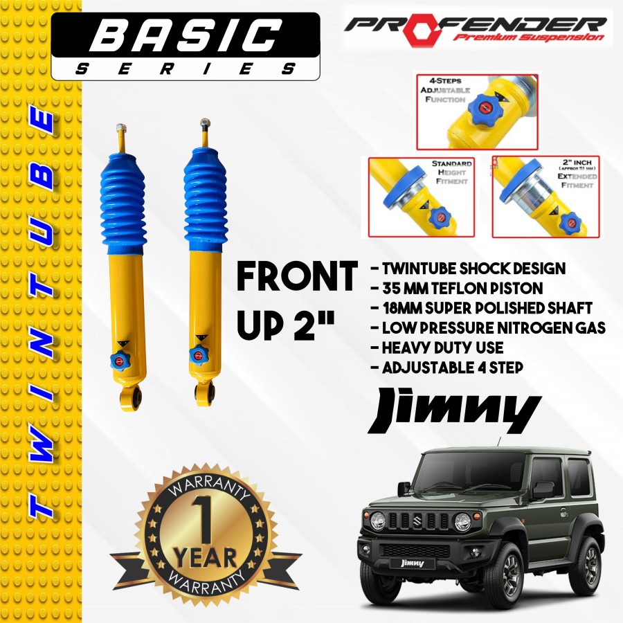Jual SUSPENSI MOBIL SUZUKI JIMNY JB74 DEPAN SHOCKBREAKER PROFENDER