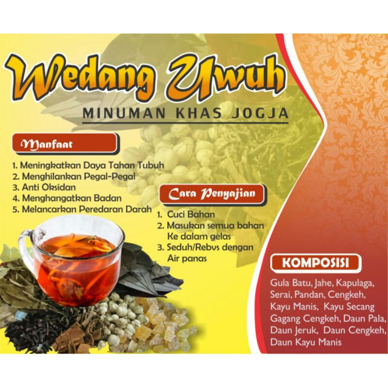 Jual Wedang Uwuh Khas Jogja Komplit Shopee Indonesia 6745