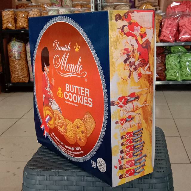 Jual Danish Monde Butter Cookies 908 Gram | Shopee Indonesia