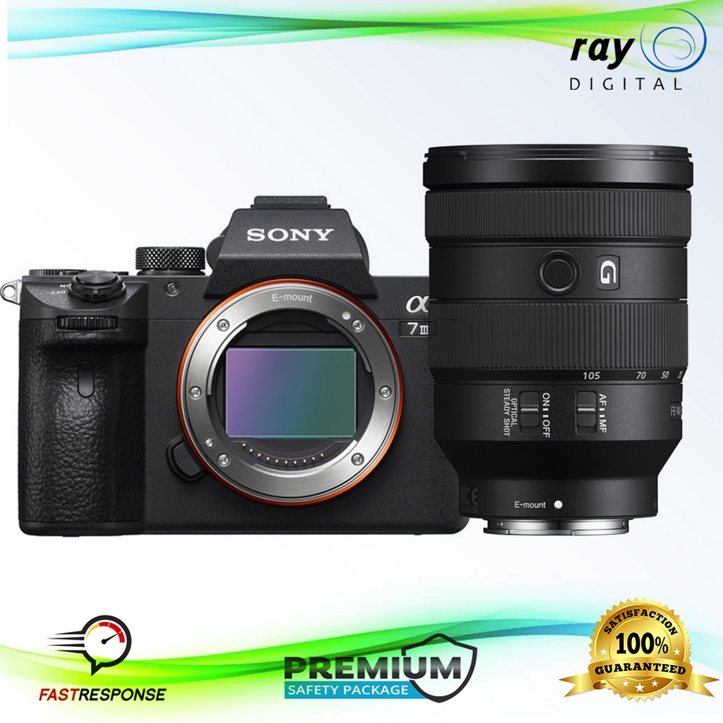 Jual Sony Alpha 7 Mark III Body Only + Sony FE 24-105mm F4 G OSS ...