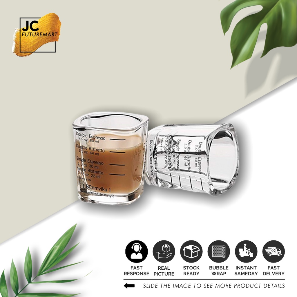 Jual Espresso Shot Glass Persegi 2 Oz Gelas Ukur Kopi Sloki Shopee Indonesia 1378