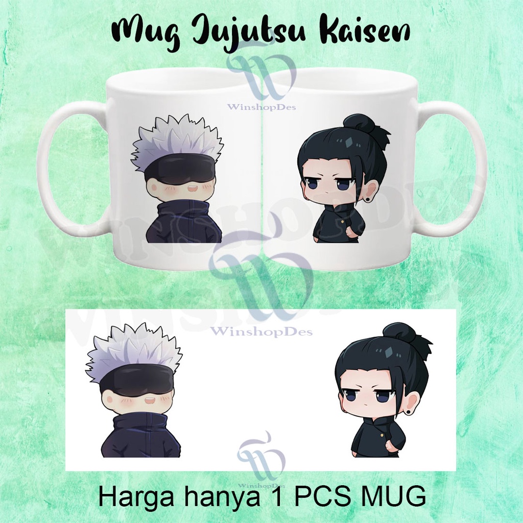 Jual MUG JUJUTSU KAISEN/MUG ANIME/MUG CUSTOM(PALING MURAH) | Shopee ...