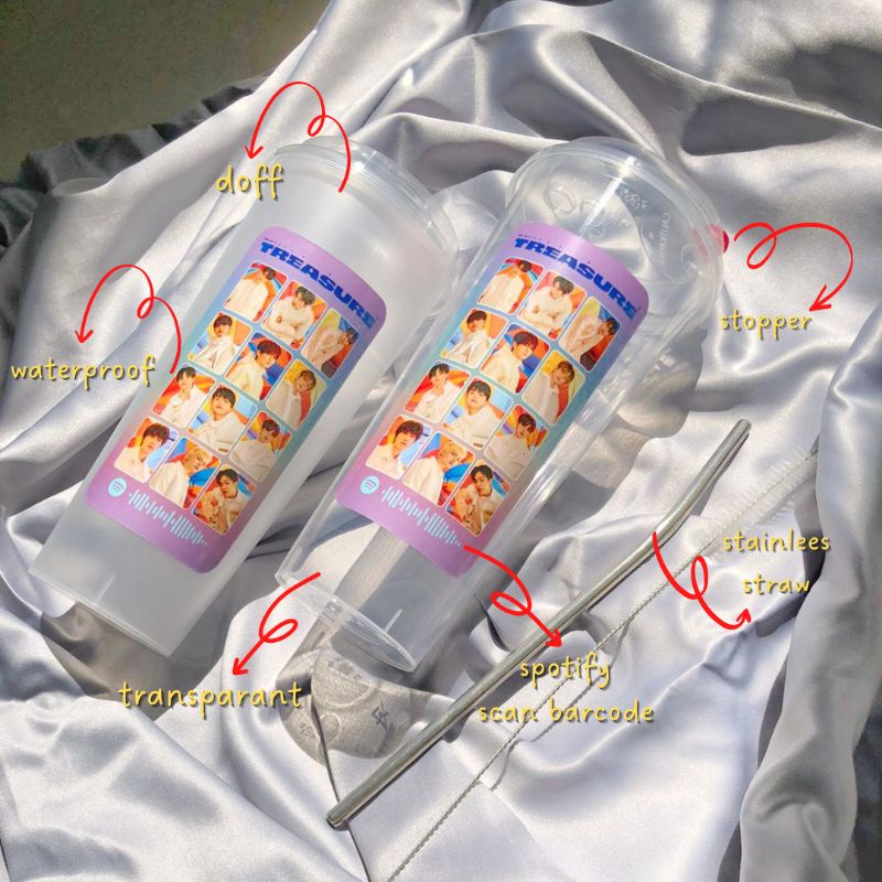 Jual REUSABLE CUP KPOP TREASURE NCT SKZ TBZ SVT BTS ENHYPEN DLL ...