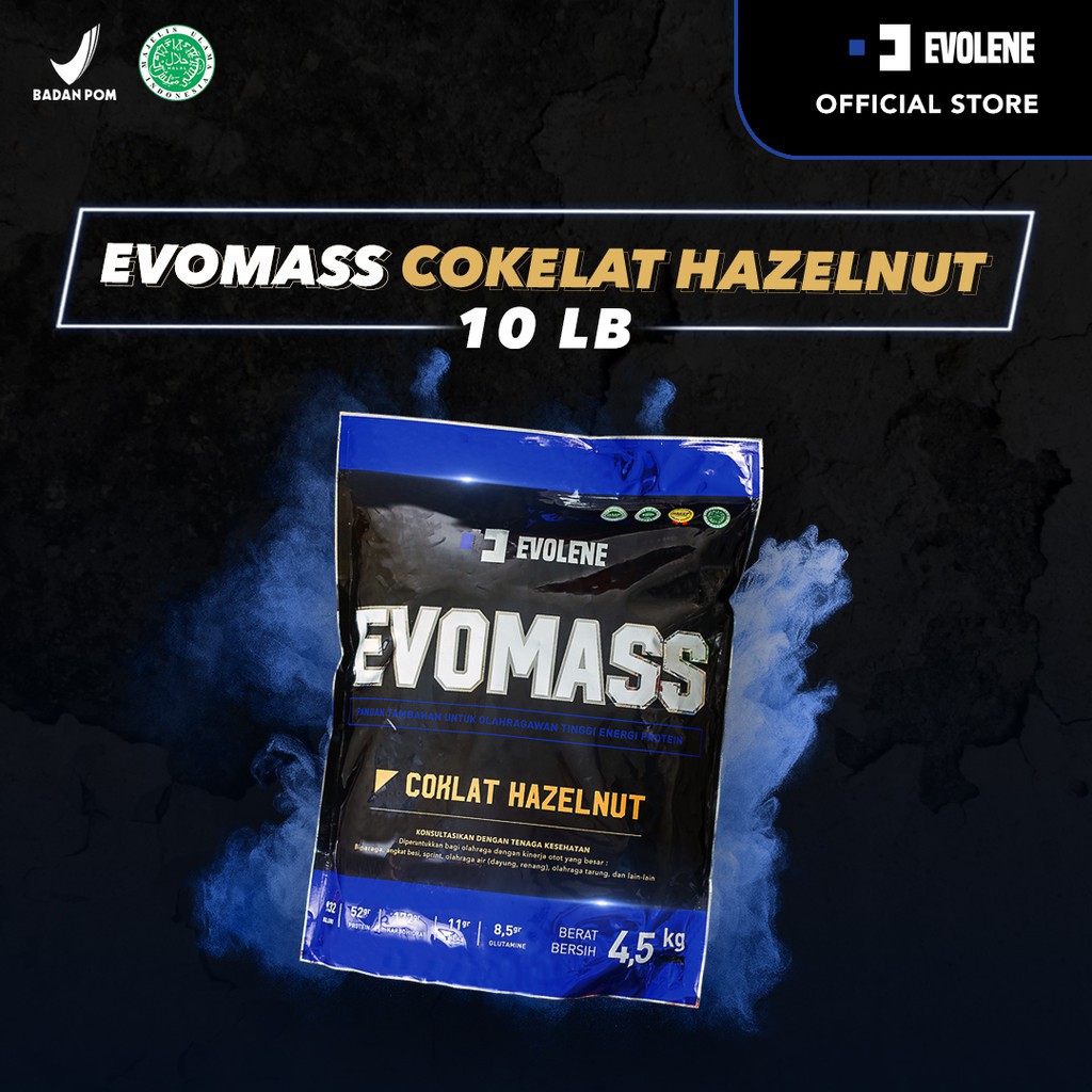 Jual EVOMASS EVOLENE Evomas Evo Mass 4,5kg 10 lbs 4.5 kg Coklat ...