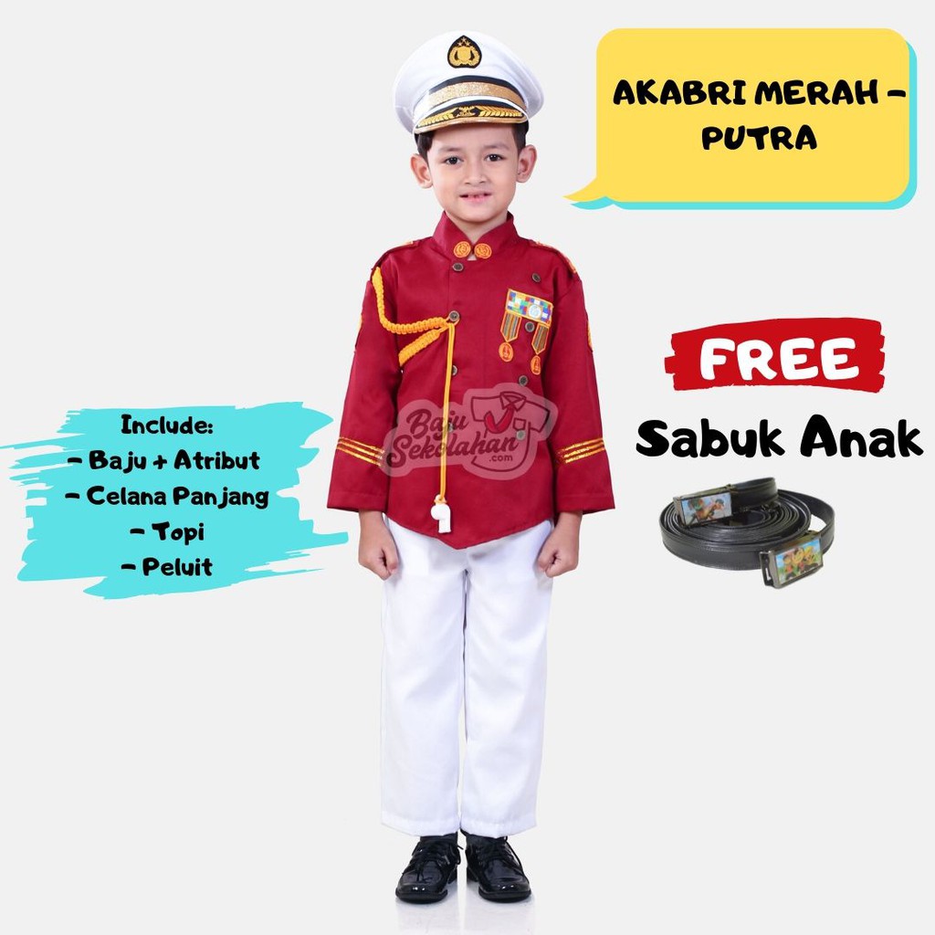 Jual Baju Seragam Profesi Kostum Anak Baju Anak Akademi Polisi