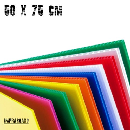 Jual Impraboard/corrugated board 3mm uk 50cm x 75cm | Shopee Indonesia