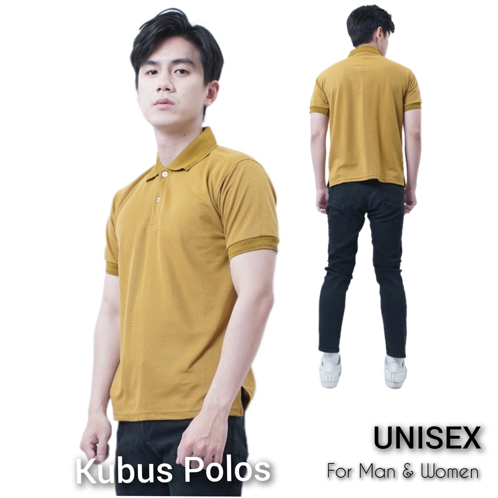 Jual Kaos Polo Unisex Kubus Polos Kaos Kerah Poloshirt Polo Shirt