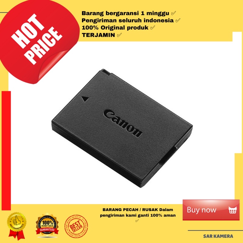 Jual Baterai copotan kamera ori 1200D di jamin ori canon awet tidak ori