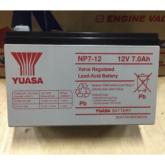 Jual Aki UPS yuasa NP7-12 / 12v7ah | Shopee Indonesia