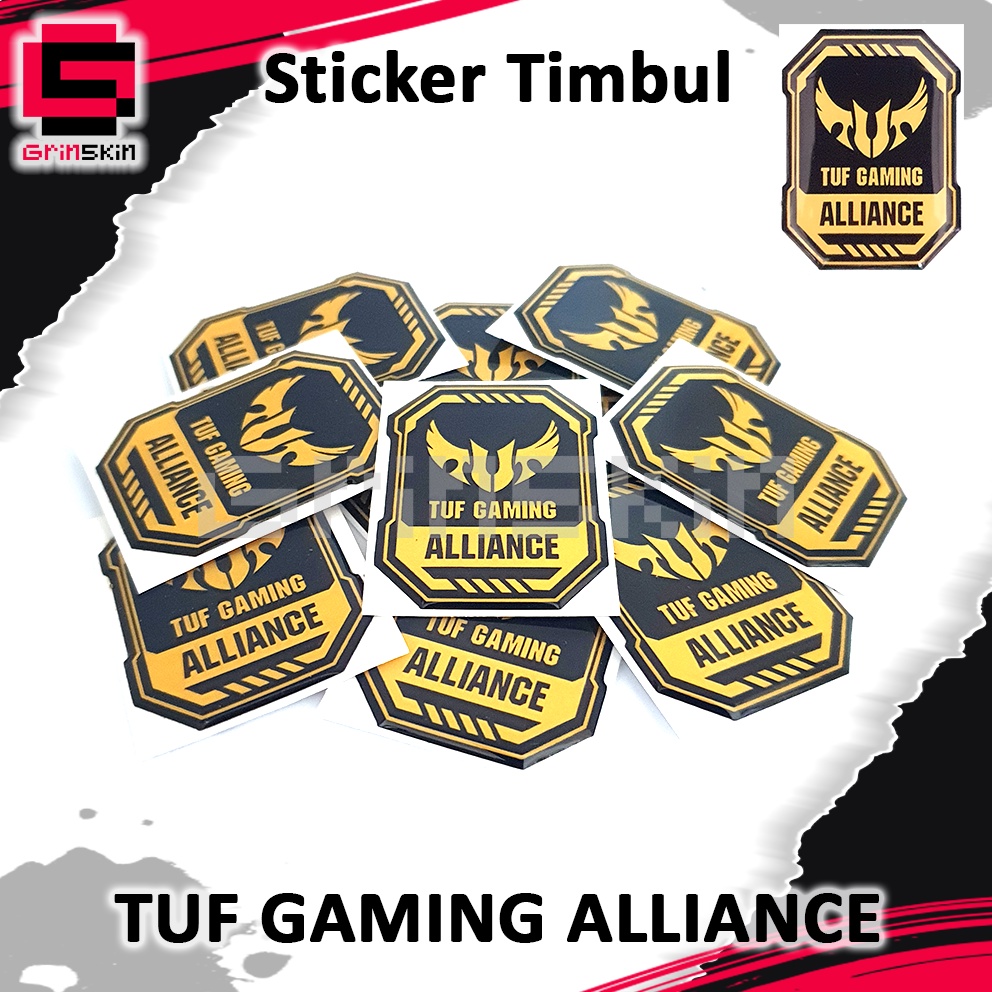 Jual Sticker Timbul Emblem TUF GAMING ALLIANCE | Shopee Indonesia