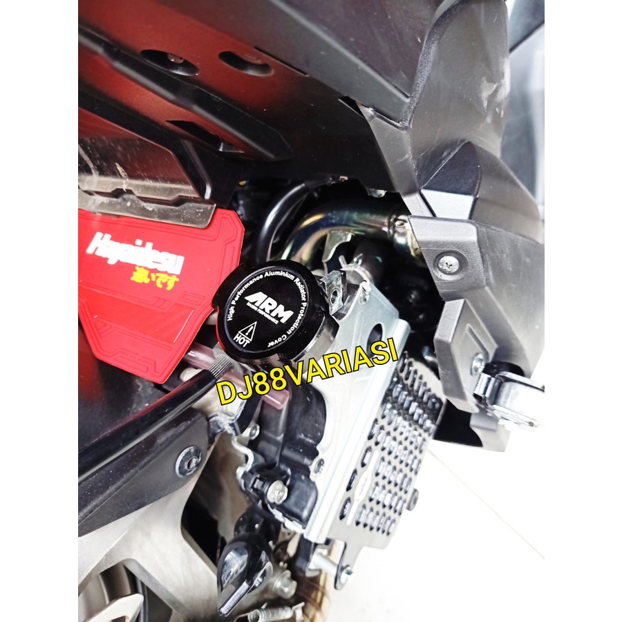 Jual RADIATOR CAP TUTUP RADIATOR ARM FULL CNC NMAX AEROX PCX 160 VARIO ...