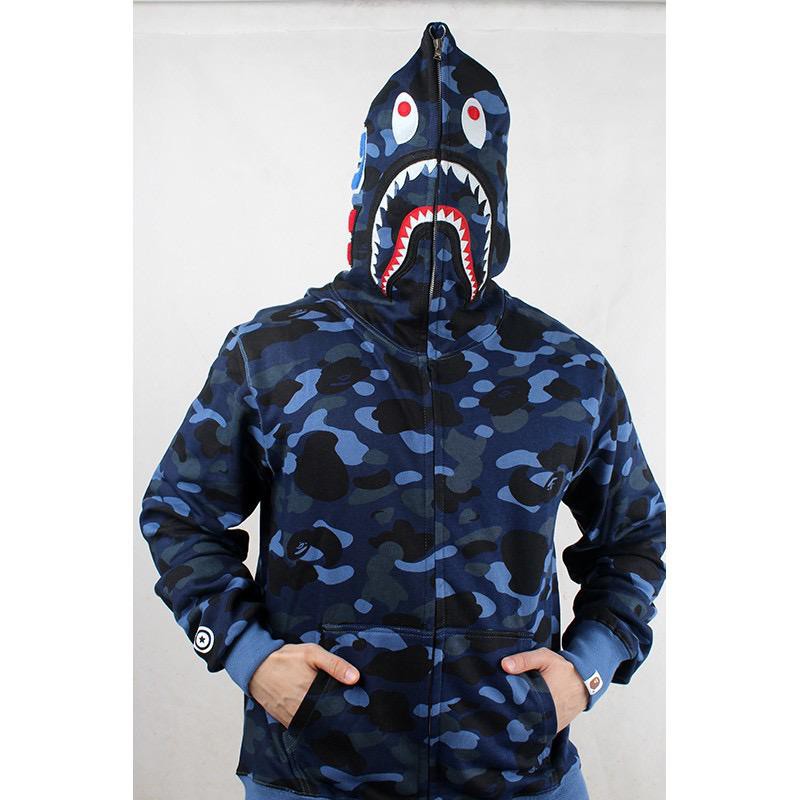 Jaket shop shark bape