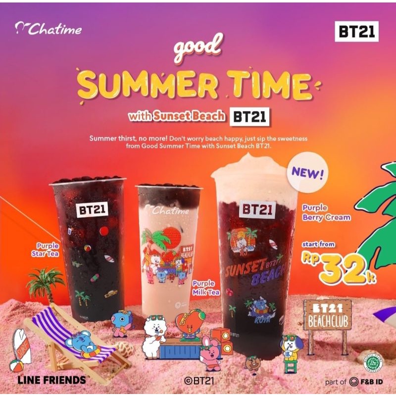 Jual Botol Chatime BT21 | Shopee Indonesia