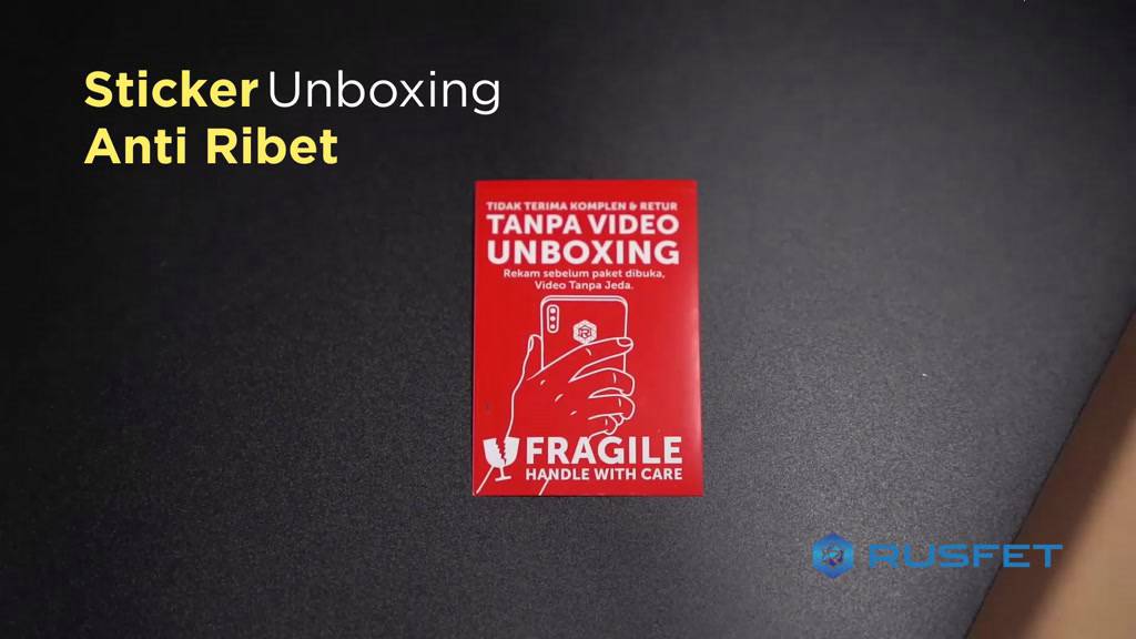 Jual Stiker Unboxing/Label Video Unboxing/Sticker Unboxing Label ...