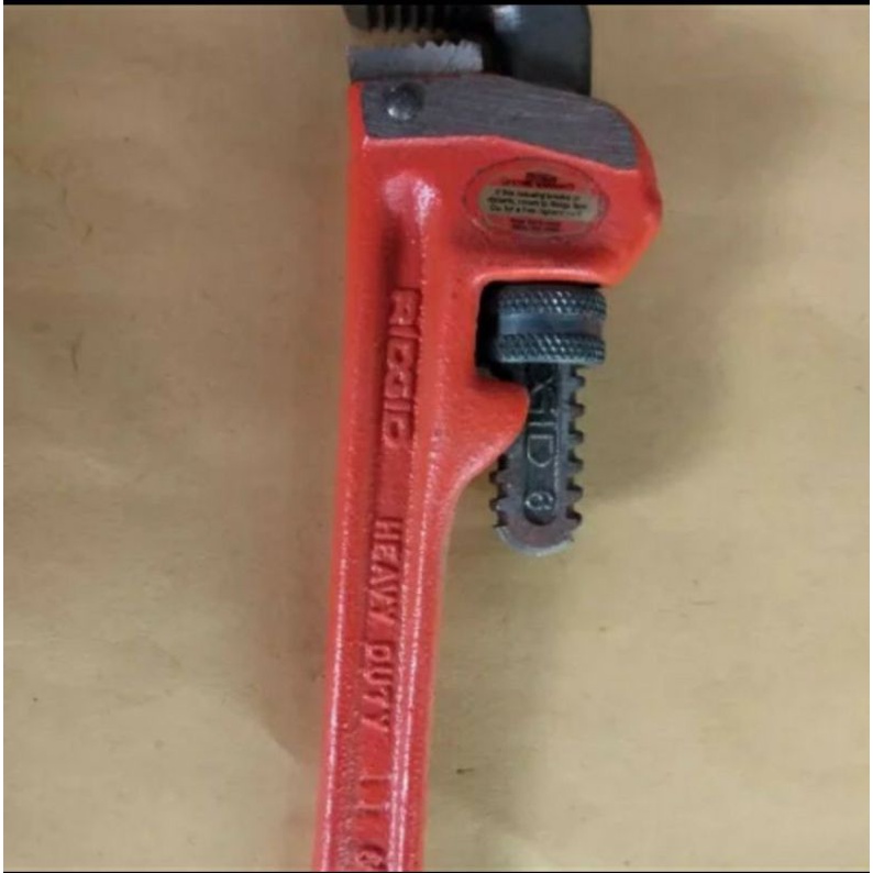 Jual steel handle plumbing etc kunci pipa ridgid pipe wrench 6 inchi ...