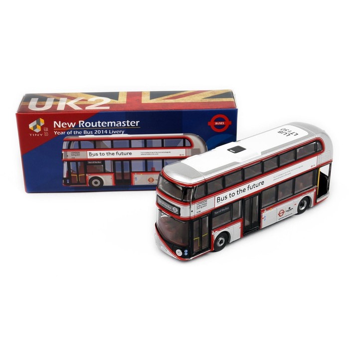 Jual Tiny Diecast Bus New Routemaster Year Of The Bus 2014 Livery ...