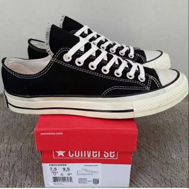 Jual TERMURAH SEPATU CONVERSE ORIGINAL CT AS LOW BLCK WHITE ALL STAR Original MADE IN VIETNAM Shopee Indonesia