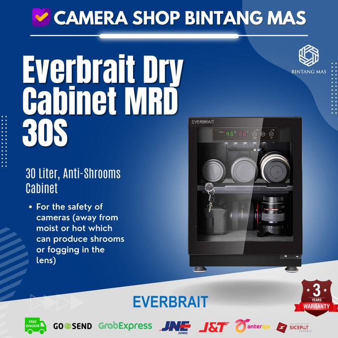 Jual Everbrait Dry Cabinet Mrd 30S (30 Liter, Anti-Jamur U/ Lensa ...