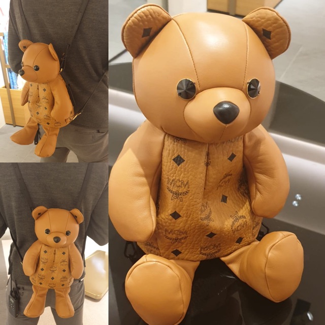 Mcm bear backpack hot sale