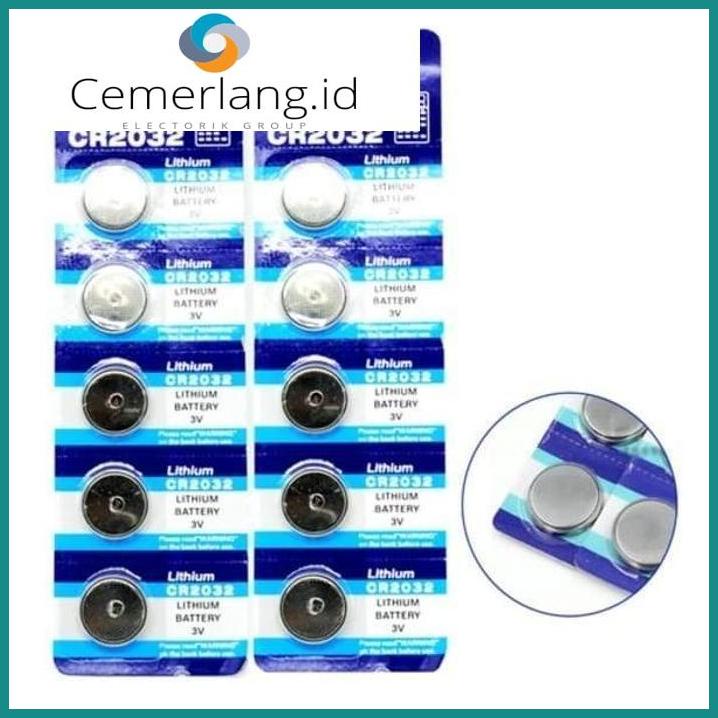 Jual Ready Battery Cmos Lithium Cr2032 Baterai Shopee Indonesia