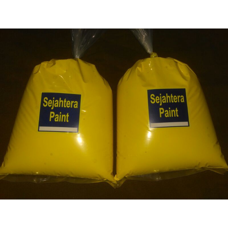 Jual Cat Tembok Kiloan // Kuning Cerah | Shopee Indonesia