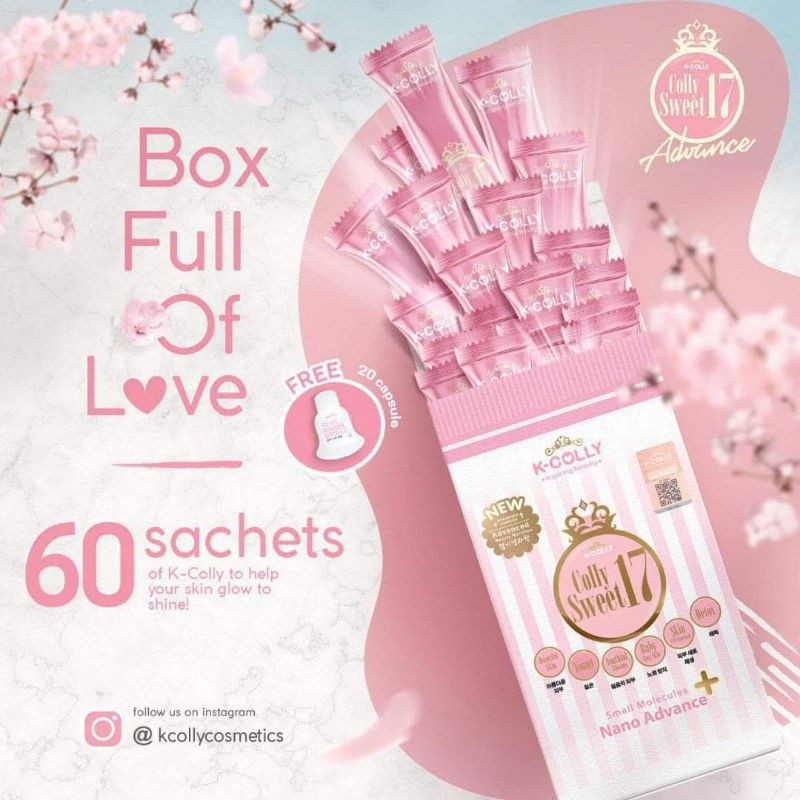 Jual KCOLLY ADVANCE FULL PACK ( ISI 60 SACHET + FREE 20 KAPSUL IBU ...