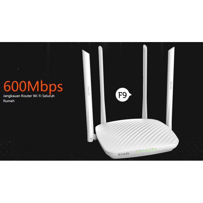 Jual Tenda F9 600mbps High Power Wall Killer Wireless Router Shopee