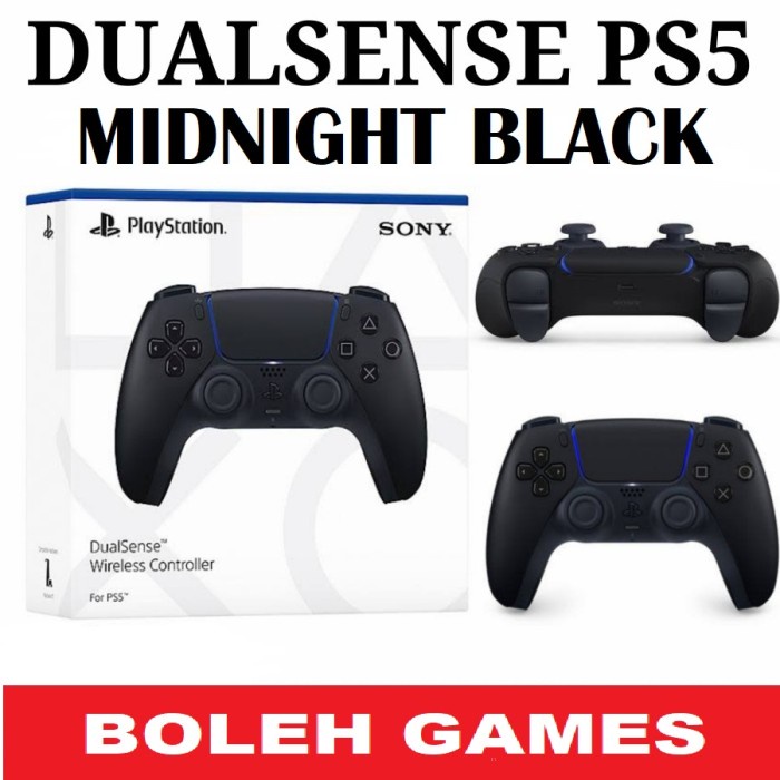 Jual Dualsense PS5 Midnight Black Shopee Indonesia