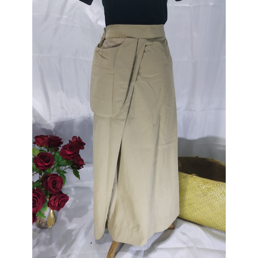 Jual Rok maxi unik Dessy Munaf New sale warna beige | Shopee Indonesia