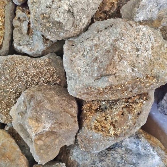 Jual BAHAN BATU NATURAL BADAR EMAS PYRITE GOLD RAINBOW KPL303 | Shopee ...