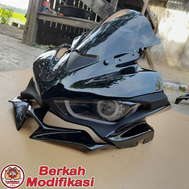 Jual Headlamp Model R25 Proji Lis Lampu Visor Winglet PNP Yamaha R15 ...