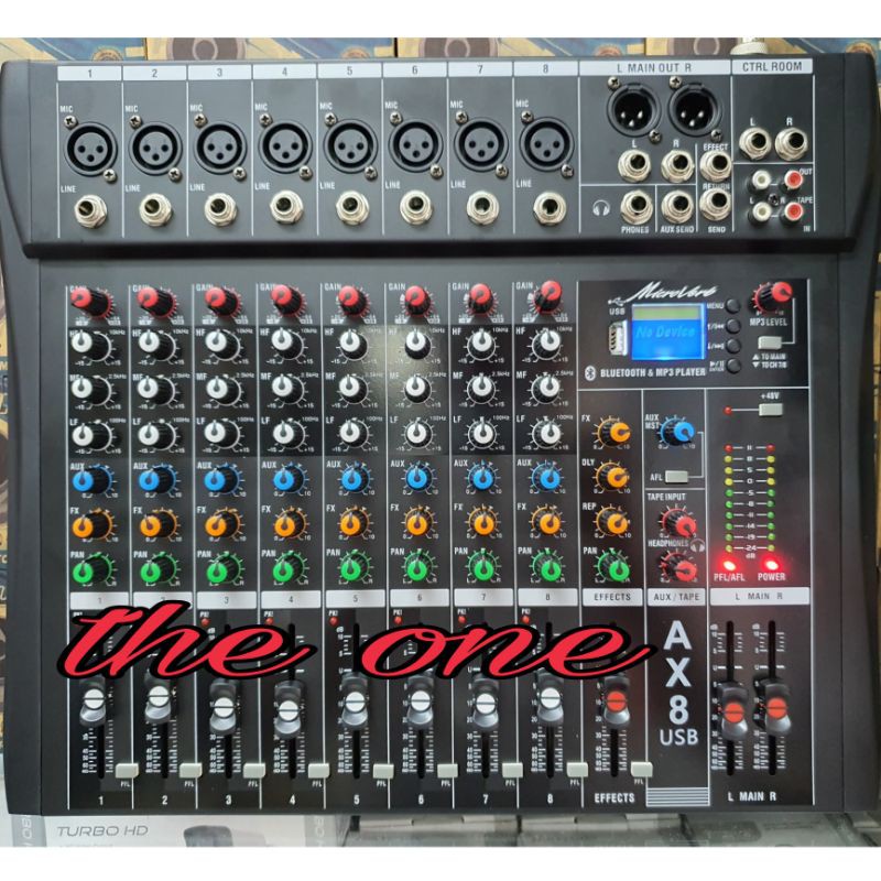 Jual MIXER AUDIO ALESIS 8 CHANNEL AX8N (USB,MP3, BLUETOOTH) | Shopee ...